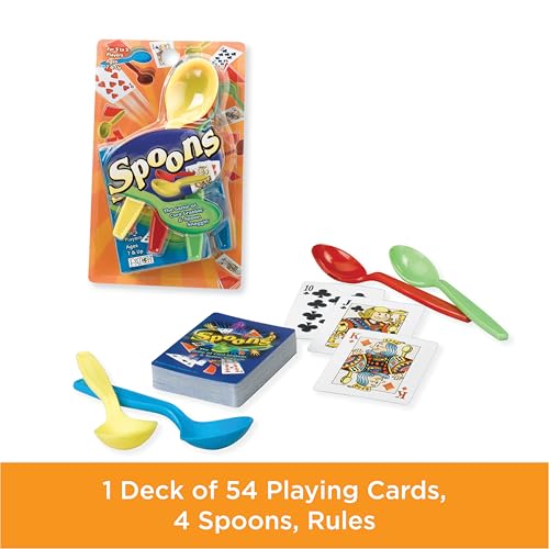 Image of Mini Spoons Playing Card Games for Kids Deck of Cards Fun Family Games