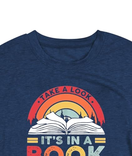 Rainbow Book Lovers Shirt - Teachers & Readers Character Tee4