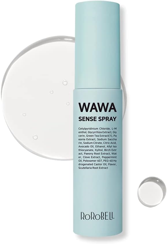 ROROBELL Wawa Sense Spray Oral Care Mouth Freshener Fights Bad breath ((1/3 Fl Oz (Pack of 1)))