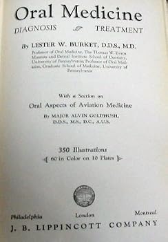 Hardcover Oral medicine; diagnosis and treatment. Book