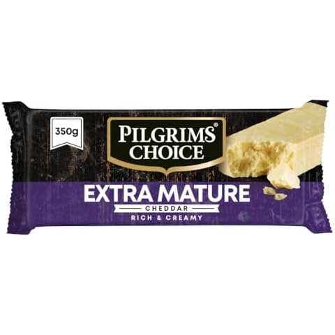 Pilgrims Choice Extra Mature Cheddar, 350g Cover
