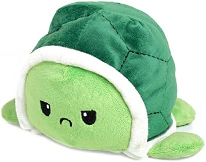 Reversible Turtle Plush | All New Turtle Plushie Like the Famous Reversible Octopus Plush | Cute teddy Plushies for Stress Relief | Happy Sad Toy | Mood Toy Plush