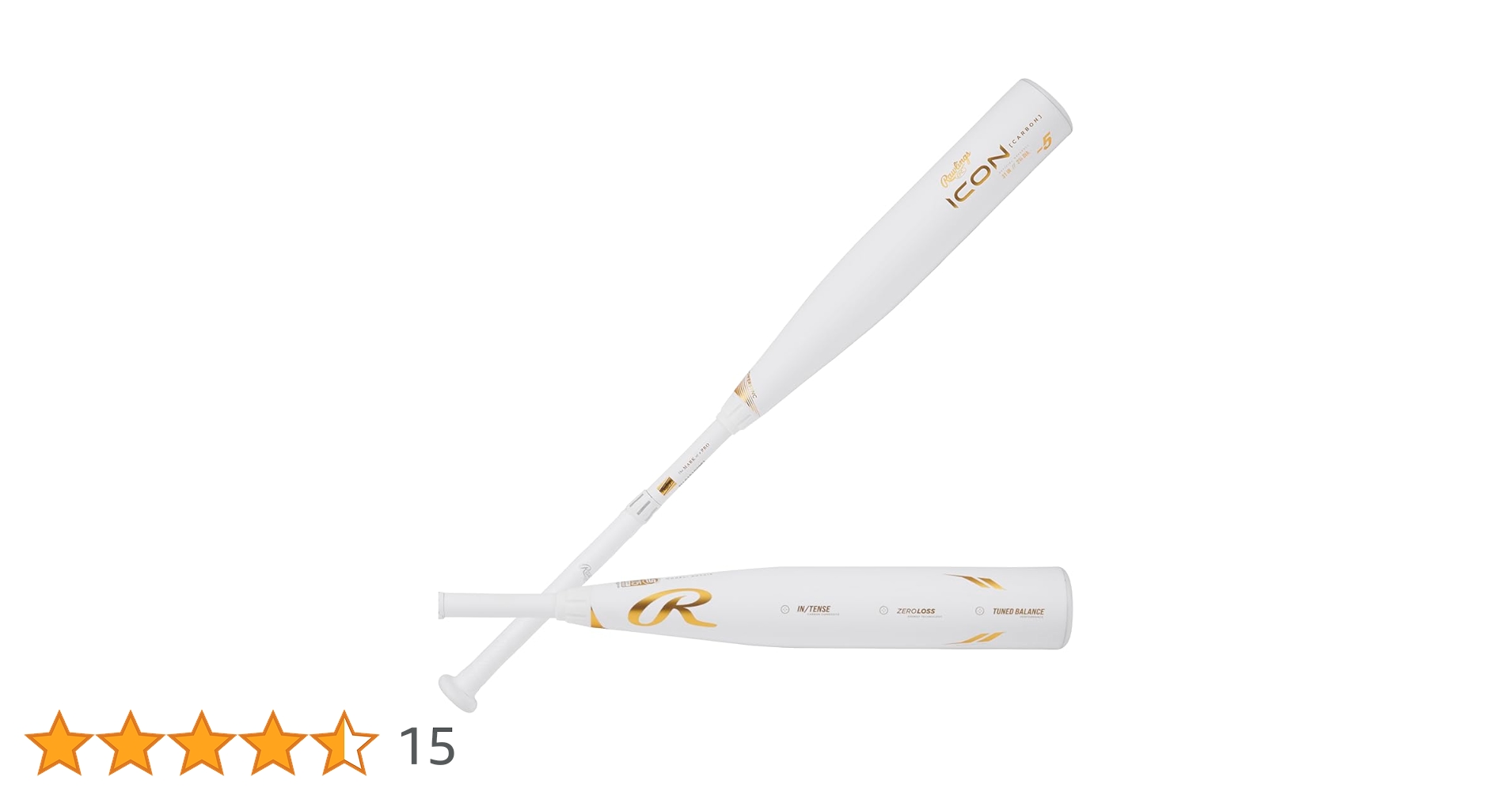 Amazon | Rawlings ICON 野球バット USSSA -5 2 3/4インチ バレル 30