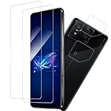 【2+2枚セット】 KPNS 日本素材製 強化ガラス ASUS ROG Phone 8/ ASUS ROG Phone 8 Pro用 ガラスフィルム カメラフィルム カバー 保護フィルム