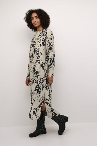 Robe chemise longue KAFFE coupe casual confortable pour masquer les complexes - 6