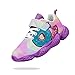 Hetios Kids Shoes for Boys Girls - Little Kids Sneakers Tennis Shoes Donut Painted Outdoor Running Shoes Size 11.5