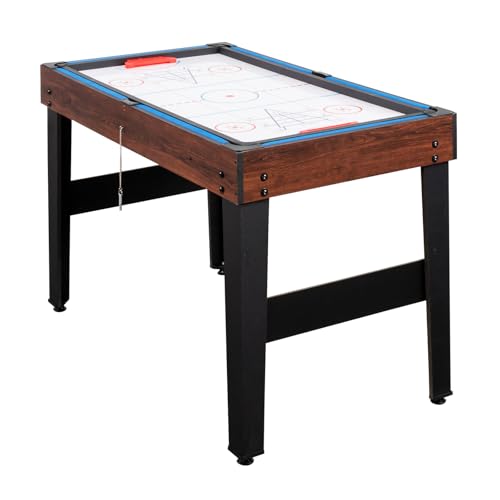 LEADZM Table Football, Kickertisch, Heimkickertisch, 6-in-1-Multifunktionsspieltisch, Einschließlich Hockey, Fußball, Billard, Tischtennis, Shuffleboard, Bowling – Bild 4