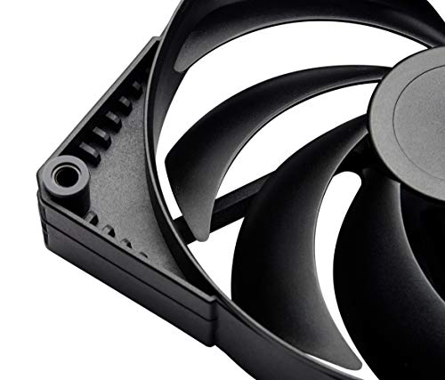Phanteks (Ph-F140Sk_Bbk_Pwm) Sk140 Pwm Fan – 140Mm Fan, High Airflow Nine-Blade Design, Rubber Dampening Washers - Black #TOP3