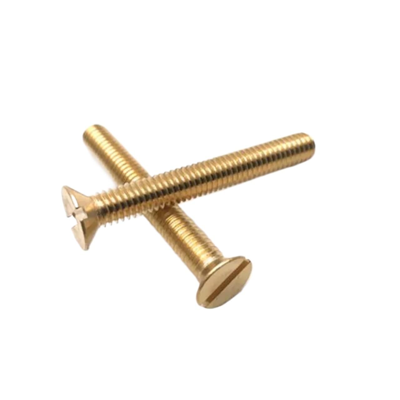 Vis à tête fraisée plate fendue en laiton, lot de 20 ou 100 pièces, M3, M4, M5, M6, DIN963(M3X30 100PCS)