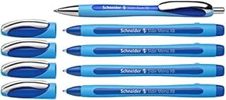 Schneider Memo Xb 150275 Zestaw Długopisów, Niebieski, 5 Sztuk
