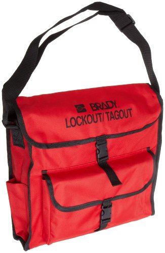 Sacoche Brady Lockout Tagout jaune pour kit de condamnation industrielle