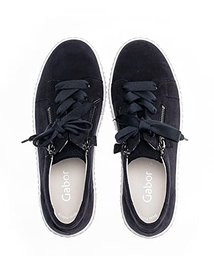 Gabor Women Trainers, Ladies Low-Tops,Removable Insole,lace up Shoe,Sports Shoe,Platform Sole,Low Shoe,Leisure,Blue (atlantik),39 EU / 6 UK - Image 7