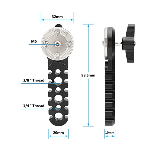 Image of CAMVATE Rosette Extension Arm with M6 Thread Screw for DSLR Camera Cage Rig