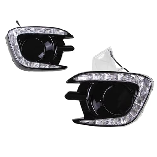 Mitsubishi Pajero Sport 2013-2015 luz de circulación diurna LED DRL con señal de giro blanca
