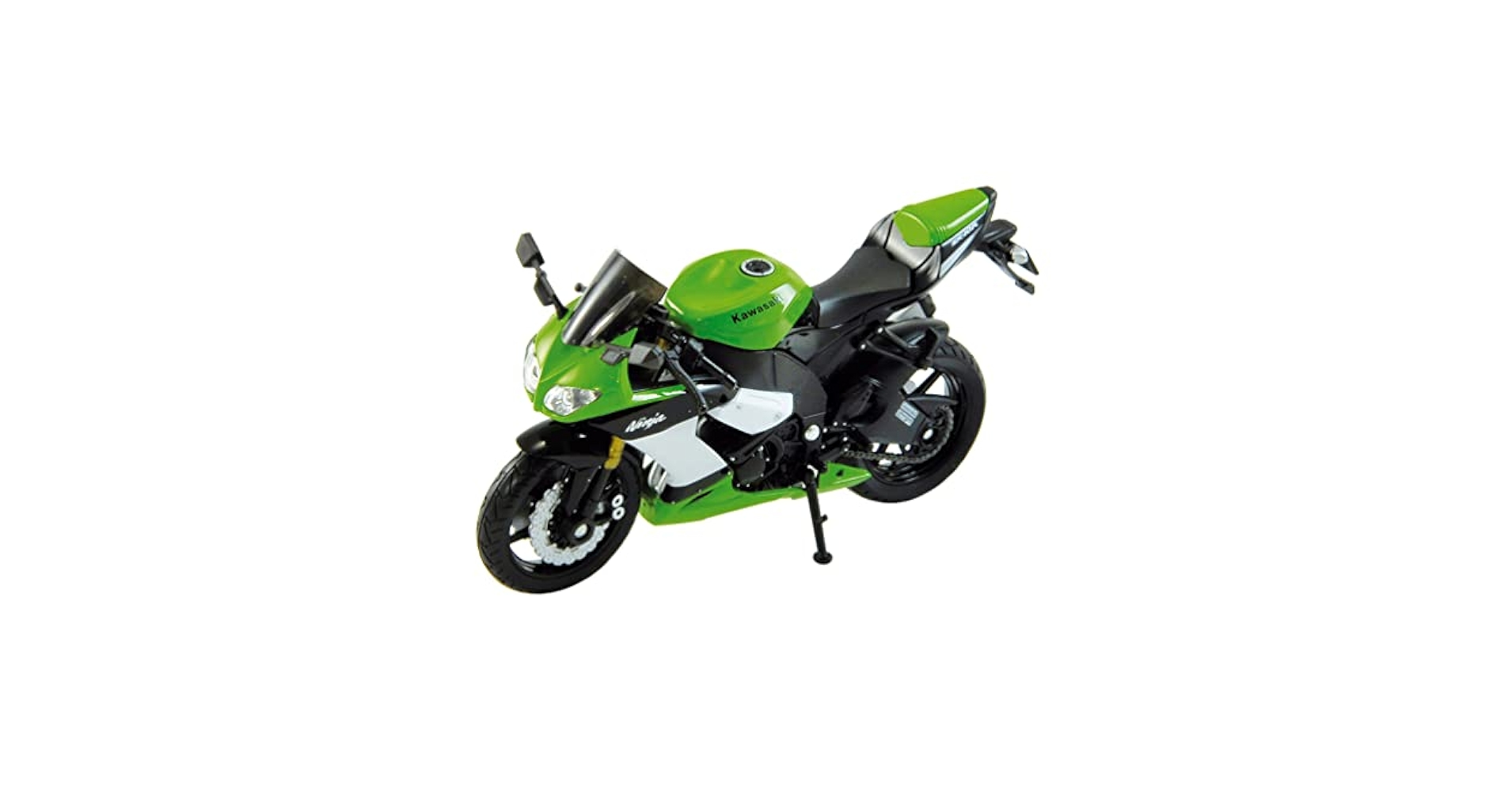 Amazon.com: Welly Die Cast Motorcycle Green Kawasaki 2009