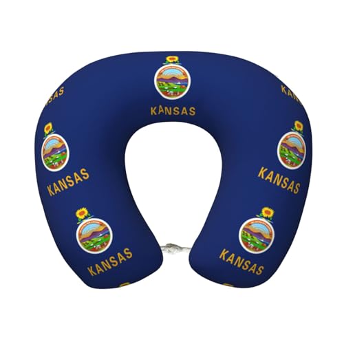 Almohada de Poliester Talla Única Negra para Viaje miniatura 1