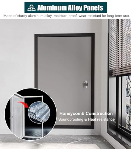 Puerta de acceso de aluminio para un hogar ordenado y con estilo 5