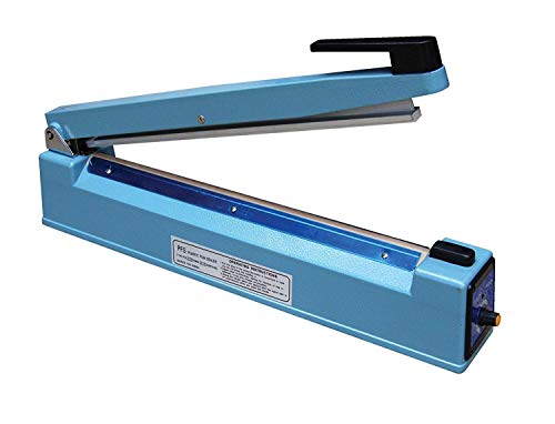 SLS SHOP Macchina Sigillante A Caldo Sigilla Buste Sacchetti 200 Mm Sigillatrice Plastica