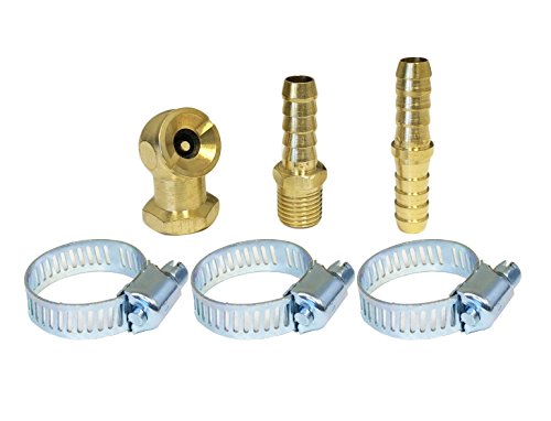 Air Hose Repair Kit 6 Piece Air Compressed Tire Accessory Set Tire Chuck Hose Clamp