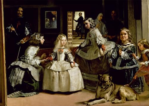 Affiche Las Meninas Diego Velázquez impression toile 60x90cm