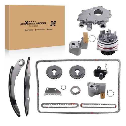 maXpeedingrods Engine Timing Chain Kit w/Water Oil Pump for Nissan Frontier Xterra Pathfinder 2005-2010 4.0L V6 DOHC 24 Valve 3954CC VQ40DE 13028ZK01C 13028ZS00A 13091ZK00A