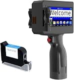 Impressora Jato de Tinta Portátil com Cartucho de Tinta Incluso, Tela Touch 4,3', Resolução até 600DPI, Velocidade 40m/min, Bivolt 127/220V Bateria 2000mAh, Imprime Texto, Data, Logo, Código de Barras