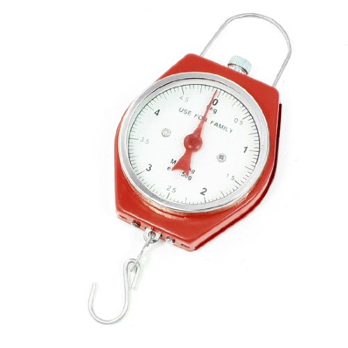 Báscula portátil de mano roja de 5 kg miniatura 1