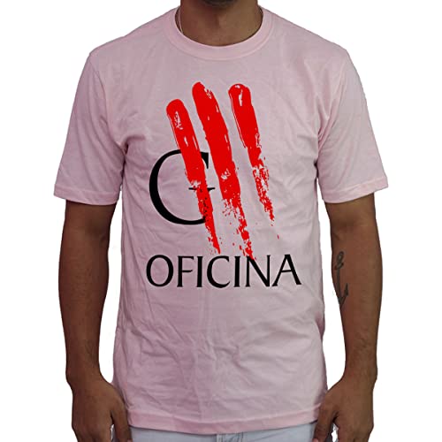 Camiseta Masculina Evangélica Oficina G3 - Algodão Cor:Rosa;Tamanho:P