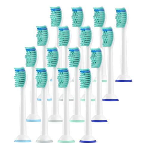 �����p���u���V�w�b�h�A�d�����u���V HX6530 HX9340 HX6930 HX6710 HX9140 HX6921 �ɑΉ�(16pcs)