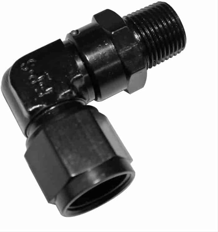 Fragola Performance Systems 499408-BL #8 Female Swivel To 3/8 Mpt - 90 Black