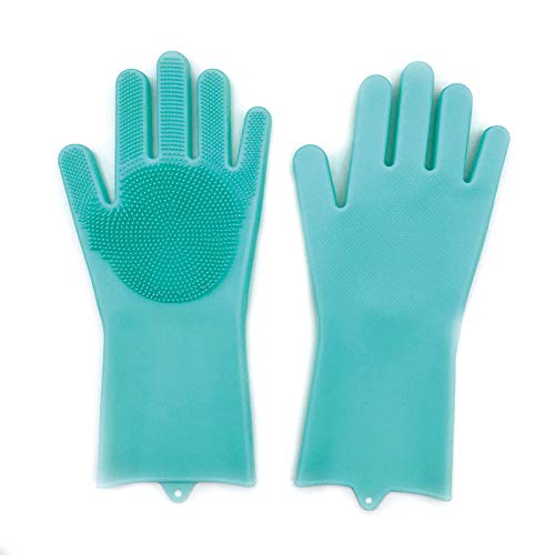 Preisvergleich Produktbild SCFFT Reinigungshandschuhe Multifunktionsküche Haushaltswäscher Magic Dish Waschhandschuh