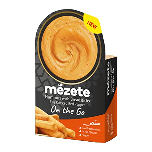 mézete DIP & GO HUMMUS ROASTED RED PEPPER 92G