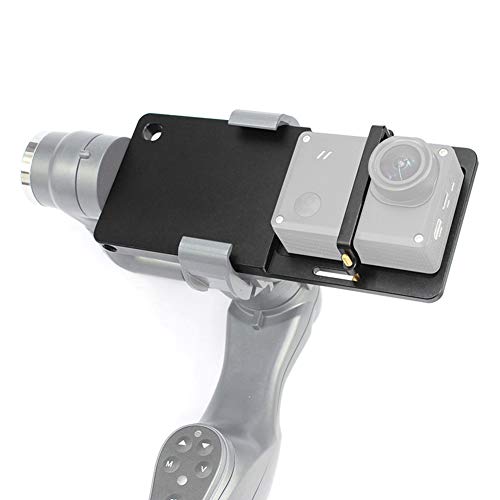 Oumij Adaptador de Cámara de Acción, Ulanzi Handheld Gimbal Action Camera Mount Adapter Nracket Mount para Gopro SJCAM Cover