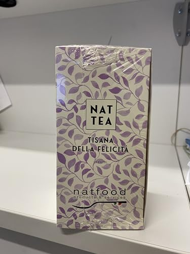 Té de hierbas de la felicidad natfood paquete de 55 g x 22 filtros de 2,5 g cad