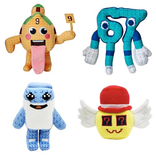 Amazon.co.jp: ブレインロットを盗む ぬいぐるみ 人形 9号 67号 青