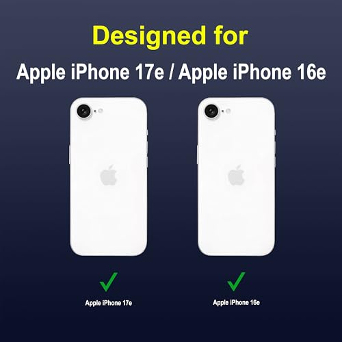 Image of Zapcase Back Case Cover for iPhone 17e | Compatible for iPhone 17e Back Cover | Liquid Silicon Magic Case with Camera Protection | Sapphire