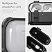 Olytop for Airpods Pro 3 Case with Lock Clip, Rugged Apple Airpods Pro 3rd Generation Cover 2025 Men Women, Armor Shockproof iPod Pro3 Gen Protective Hard Shell with Carabiner&Cleaner kit, Black