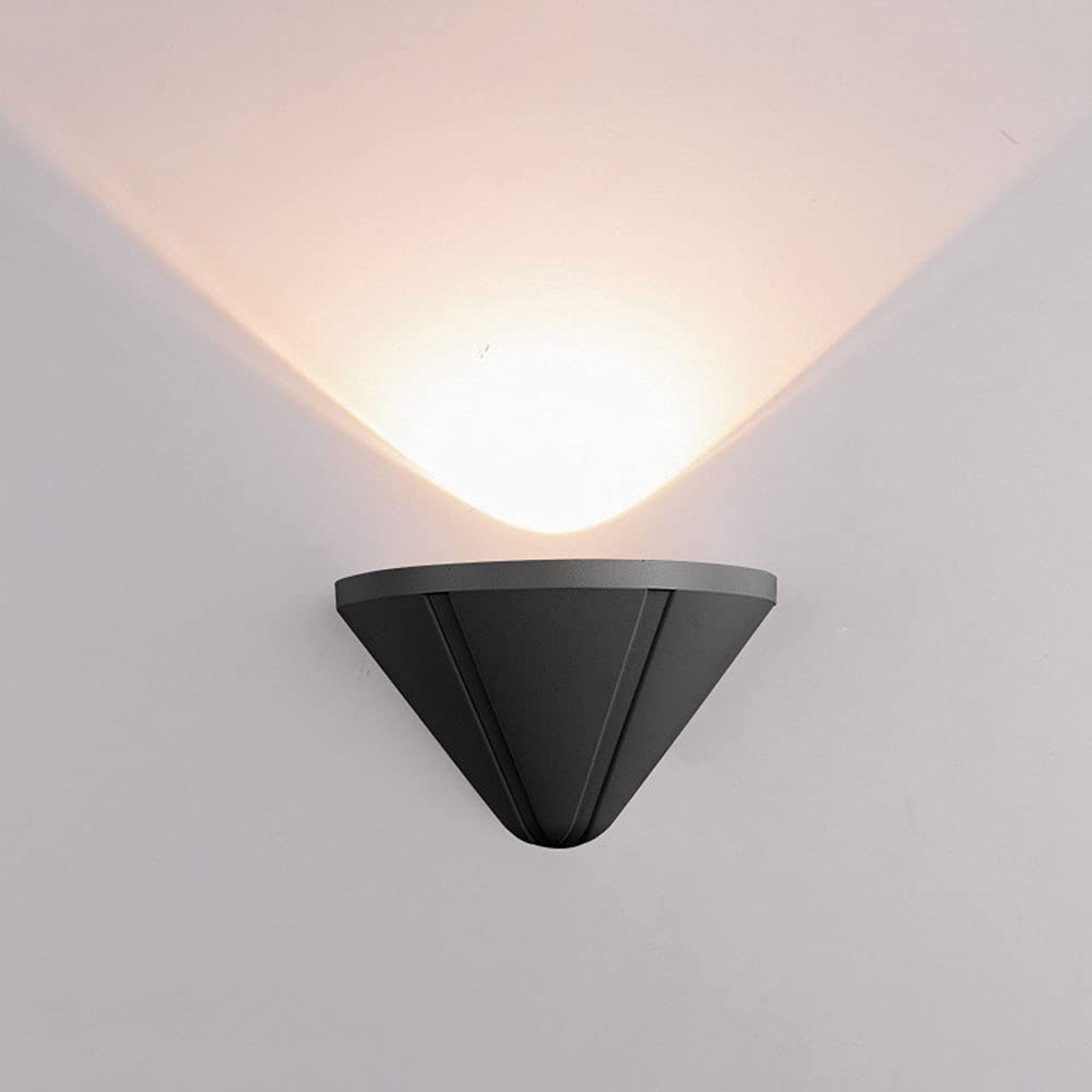 SXSCARKX IP65 Waterproof and Frost-Proof Wall Lantern Small Decoration Outside Lamp Fixtures Wet Location Sconce Patio Light for Outdoor Side Door Head
