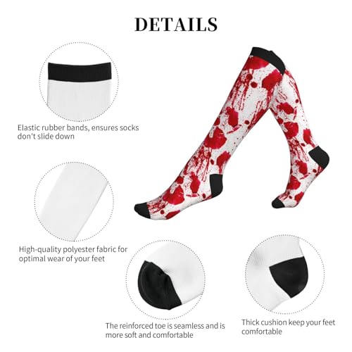 Image of Compression Socks for Women Men Circulation Graduated Supports Socks for Running Athletic Sports Nurse Travel