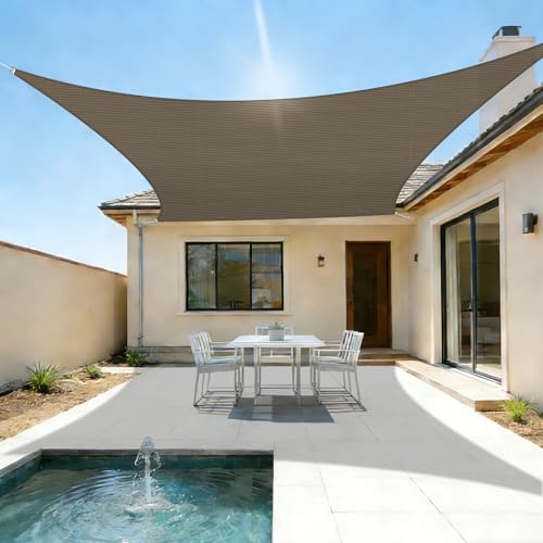 Voile Ombrage SunnyRoyal 16'x18' Rectangle Bloquant UV