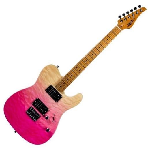 JET Guitars JT450 Rosa Guitarra eléctrica