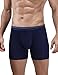 DAVID ARCHY Men's 4 Pack Free Cutting Tech Micro Modal Boxer Briefs(L,Navy Blue 16)