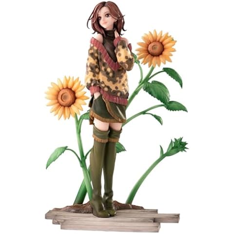 YLQANONG Anime Illustration Figure Komatsu Nana Original Painting Figure Beautiful Girl Anime Action Figurine 8.66IN Cover