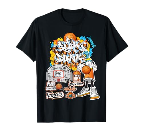 Cool Basketball Graffiti T-Shirt