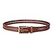 Dockers Men's Leather Braided Casual and Dress Belt,tan Glazed,38