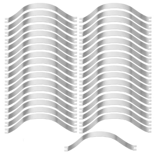 Image of 60 Pack Canvas Float Frames Spring Clips Replacement Metal Picture Frame Backing Retaining Clip for Poster Frame Canvas Floating Frame Backing Boards Cardboard Painting Photo Frames