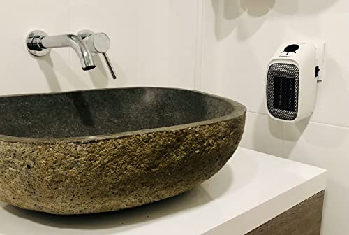 Bastilipo - Riscaldatore Da Bagno, Elemento Riscaldante Ptc, 400W, Con Timer, MC-400 - 4