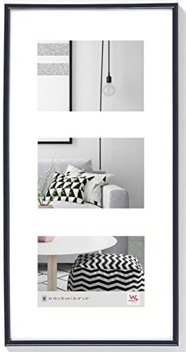 Walther Design KB045H Galeria Picture Frame, Black, 11.75 x 17.75 inch (30 x 45 cm)