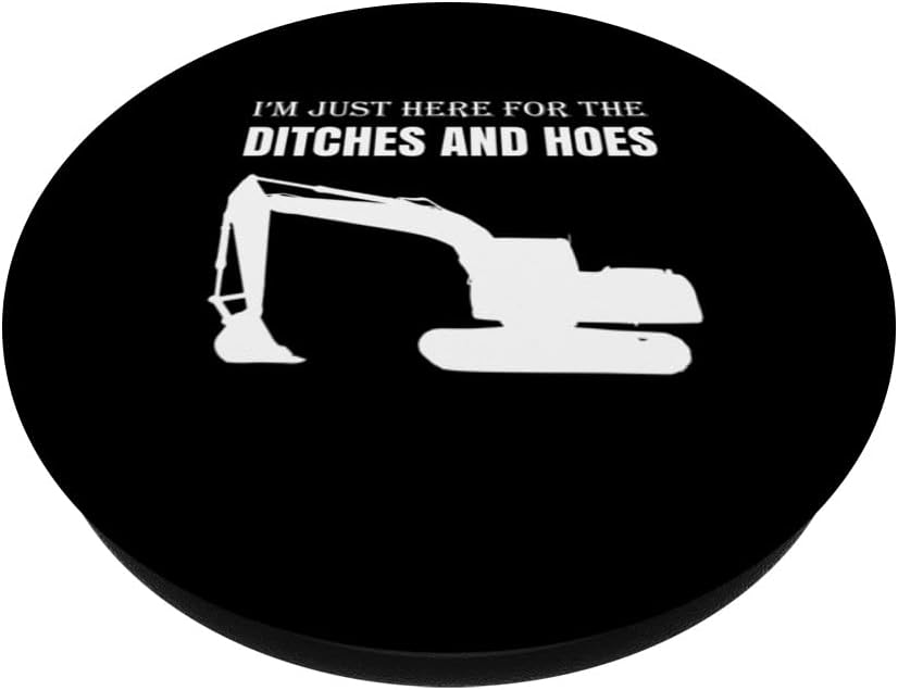 Excavator Toys and Accessories - Ditches and Ho(l)es PopSockets Swappable PopGrip image 2