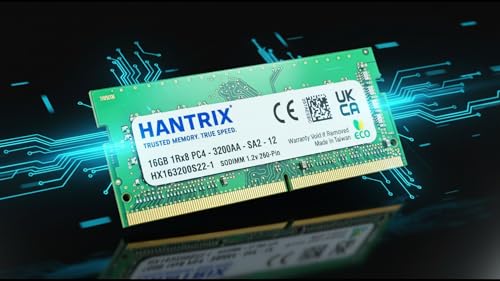 Image of 16GB DDR4 3200MHz Laptop RAM | 1RX8-8 chip | SODIMM Memory | CL22 | Low Power 1.2V | Non-ECC, Unbuffered | Compatible with Intel & AMD Laptops | Korea